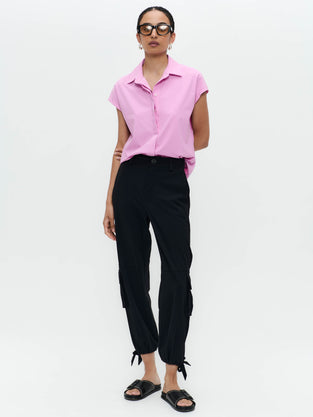 Trend pants technical jersey | Black