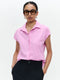 Wilma blouse technical jersey | Pink