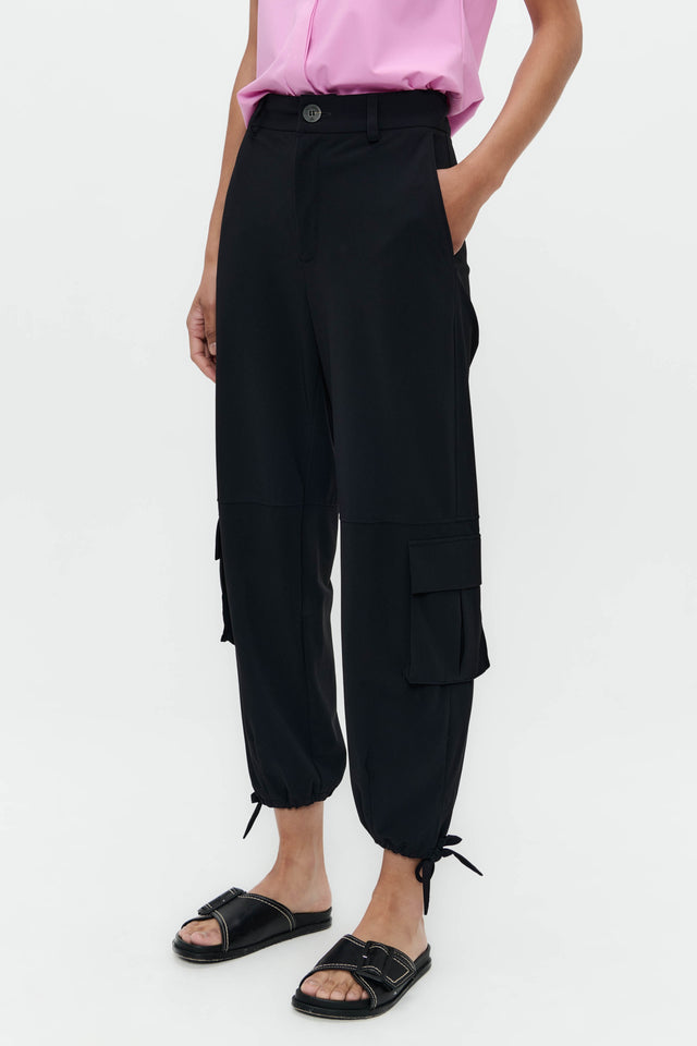 Trend pants technical jersey | Black