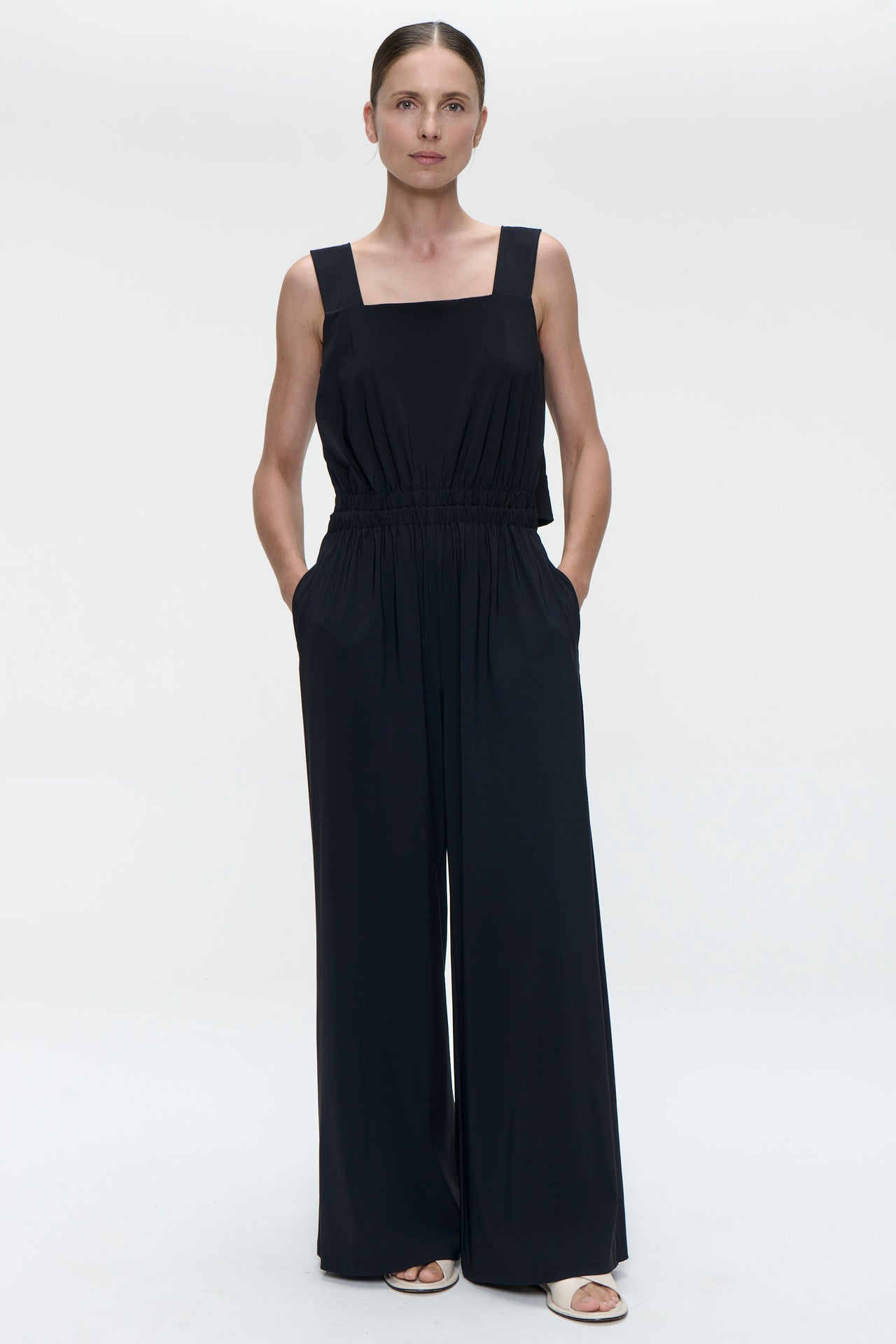 Mathilda jumpsuit technical jersey | Black