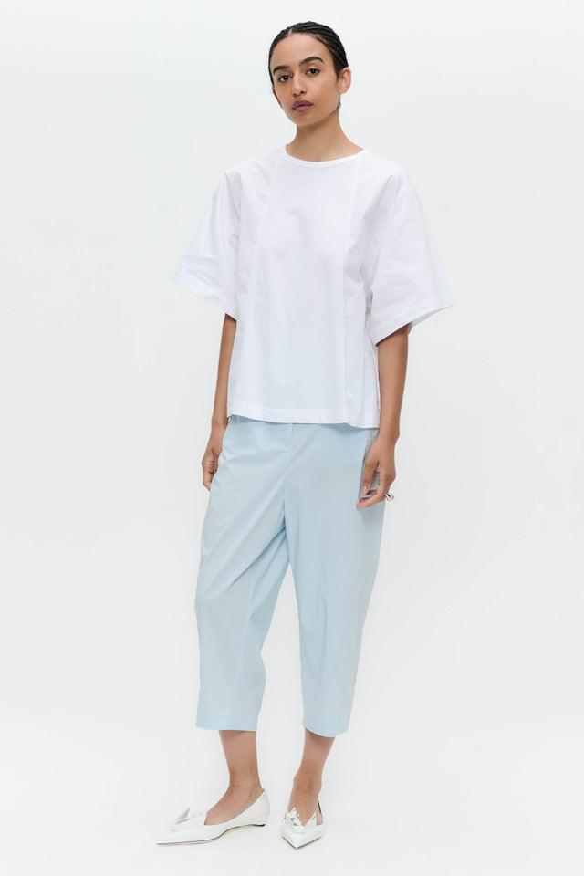 Carry mix cotton top | White