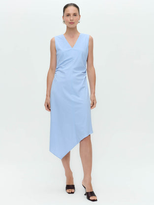 Annet dress technical jersey | Mid Blue
