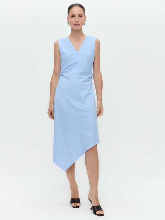Annet dress technical jersey | Mid Blue