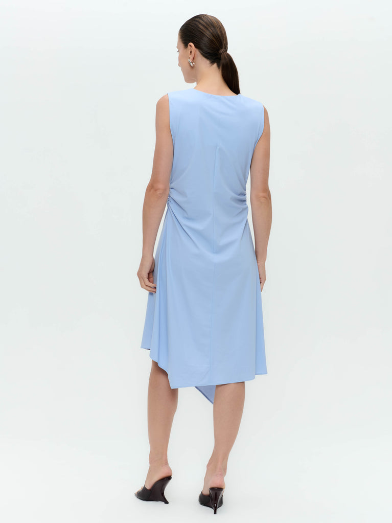 Annet dress technical jersey | Mid Blue