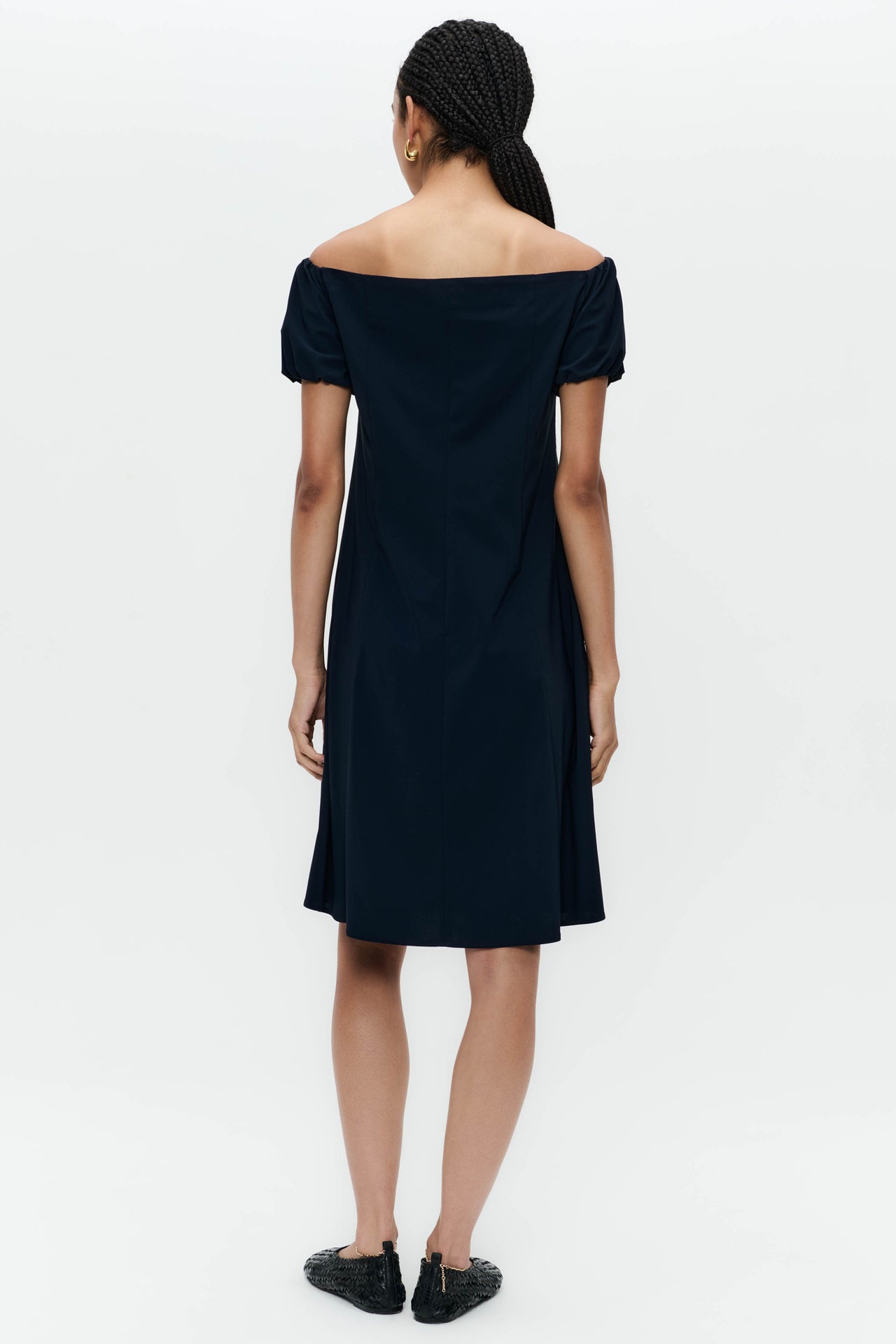 Goldie dress technical jersey | Blue
