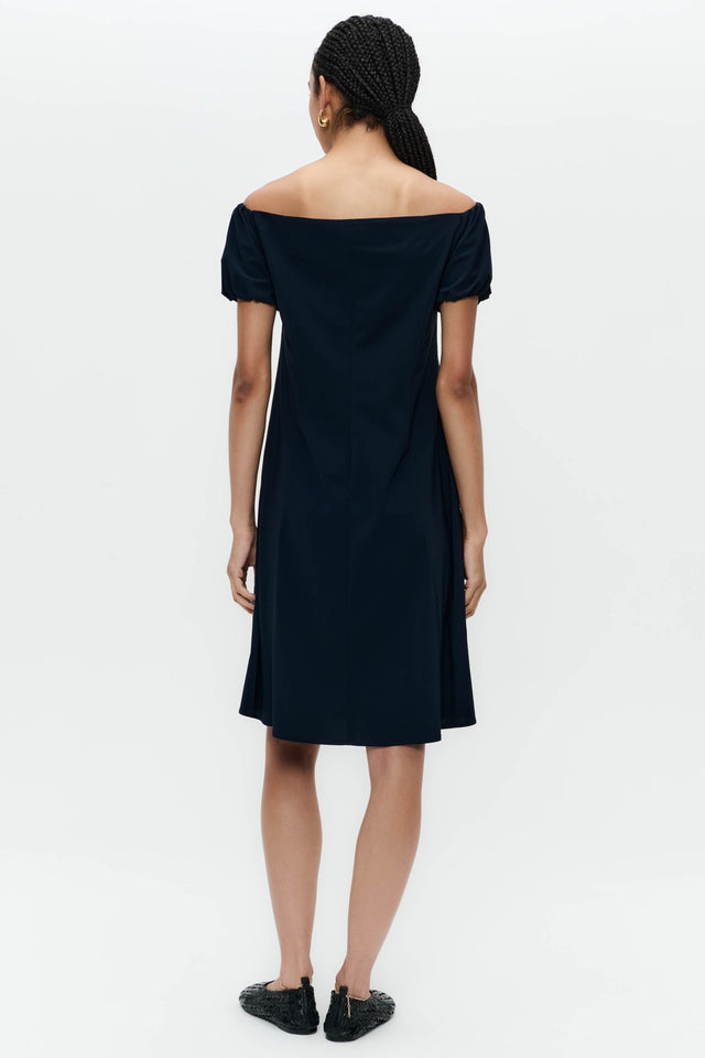 Goldie dress technical jersey | Blue