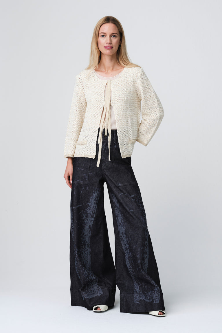 Cotton Cardigan 2029 | Ecru