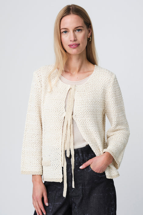 Cotton Cardigan 2029 | Ecru