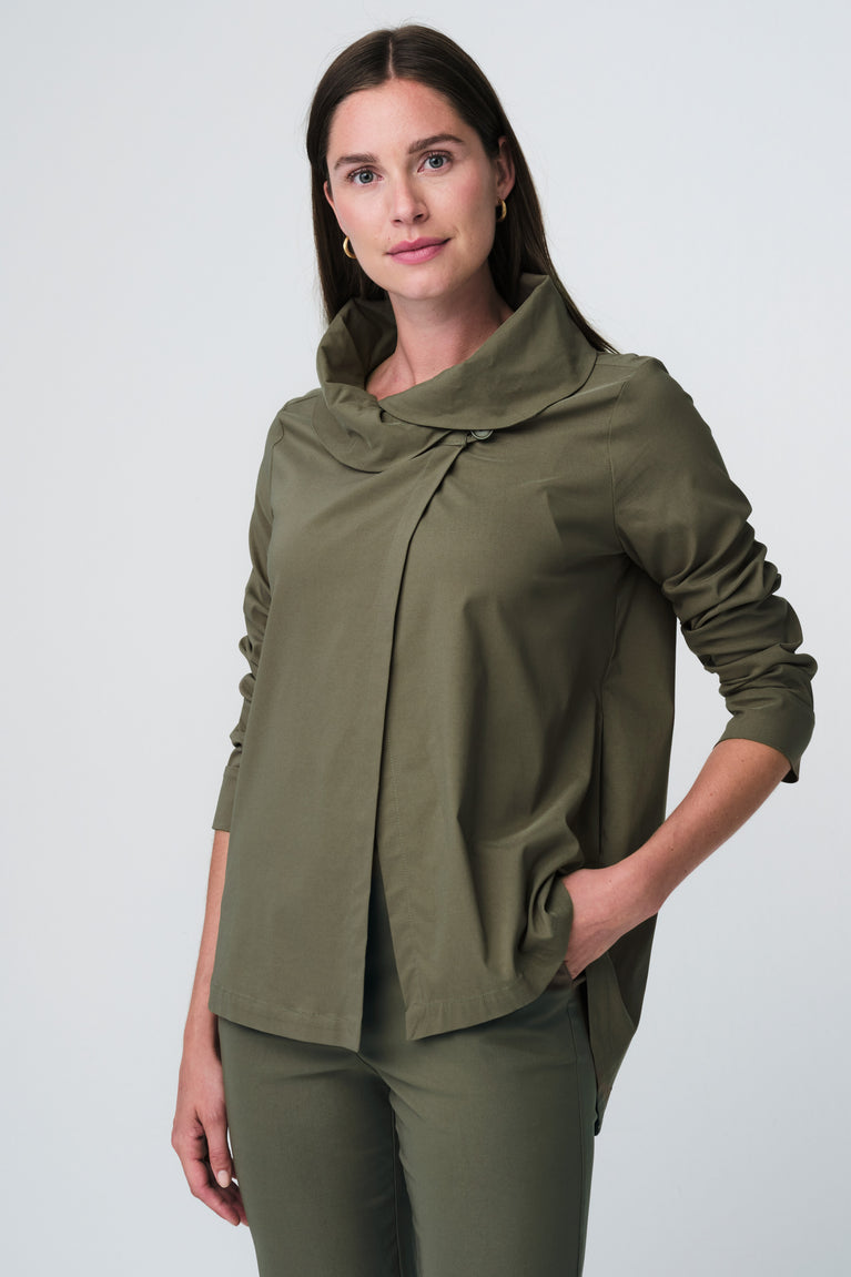 Carly bengalina jacket | Army