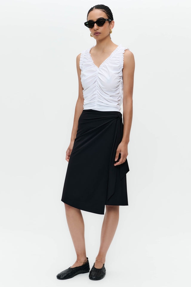 Ilona skirt technical jersey | Black
