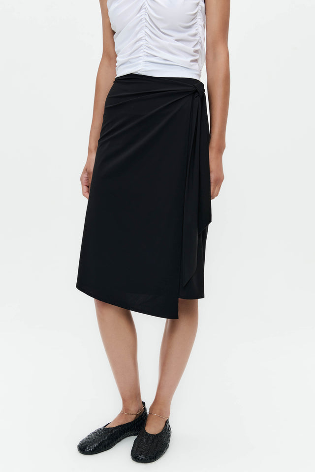 Ilona skirt technical jersey | Black