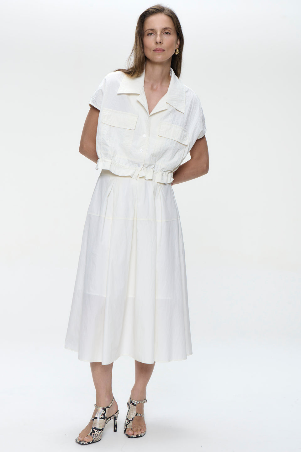 Rini poplin skirt | Off White