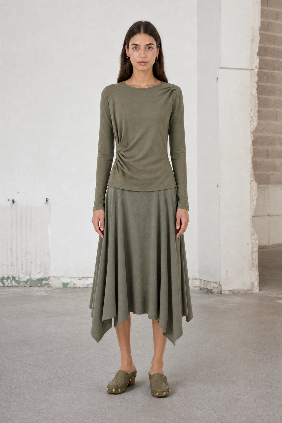 Ari cotton top | Army