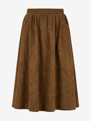 Isla suede effect skirt | Ohra