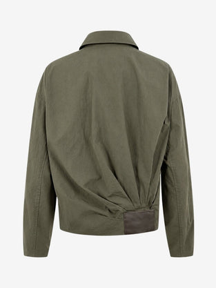 Blaze pleated bomber jacket | Army