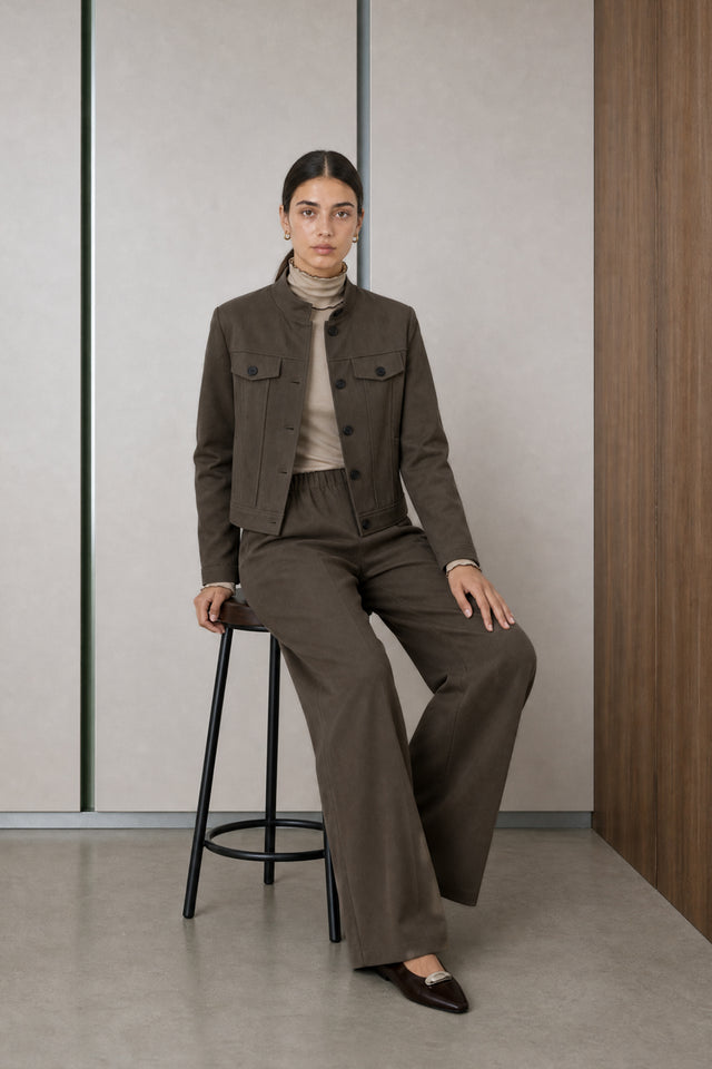 Raven viscose blend pants | Melange