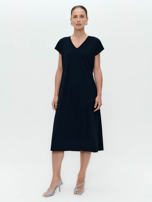 Fennela dress technical jersey | Blue