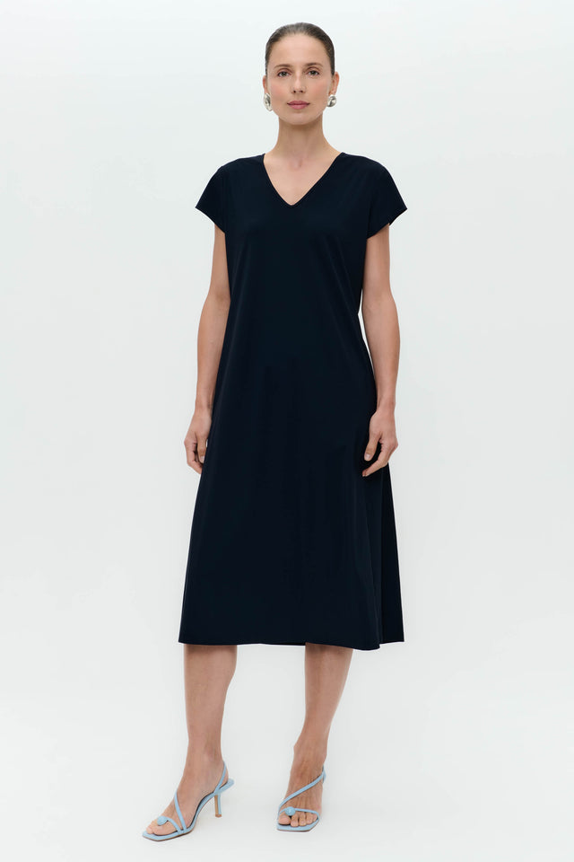 Fennela dress technical jersey | Blue