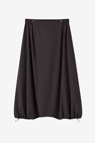 Albina skirt technical jersey | Chocolate