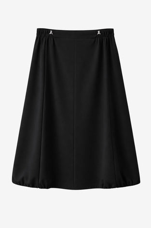 Albina skirt technical jersey | Black