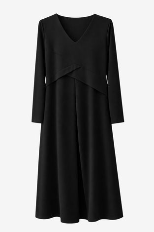Anita dress technical jersey | Black