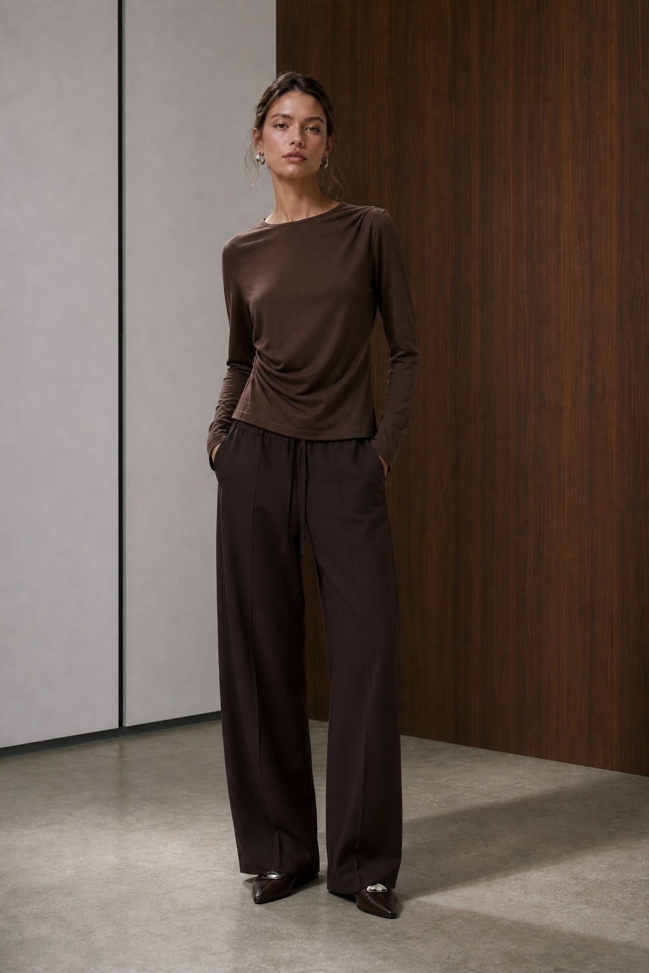 Ari cotton top | Brown