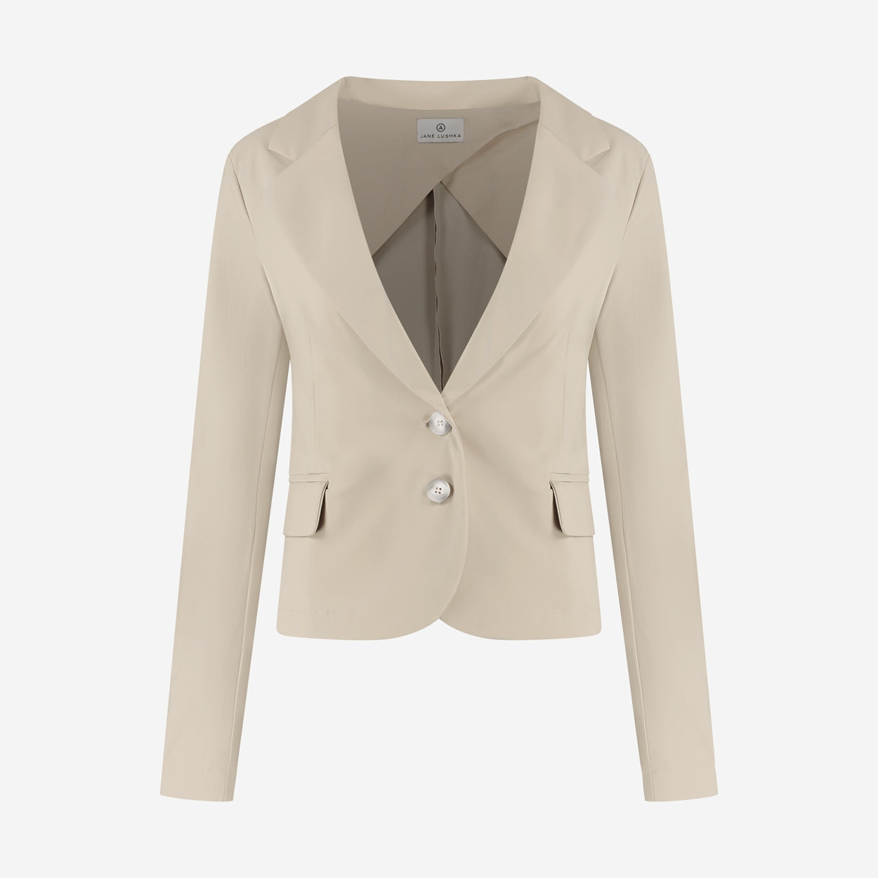 Atina Blazer Technical Jersey | Sand