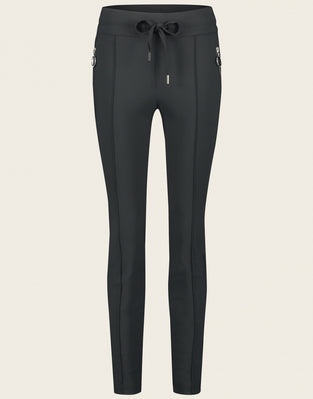 Pants Emma-straight leg fit Technical Jersey | Grigio Notte