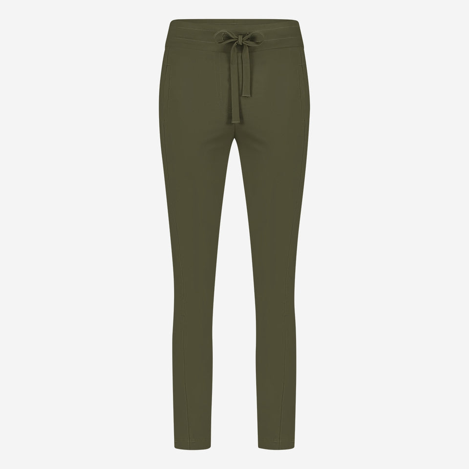 Pants Anna - Skinny fit Technical Jersey | Army
