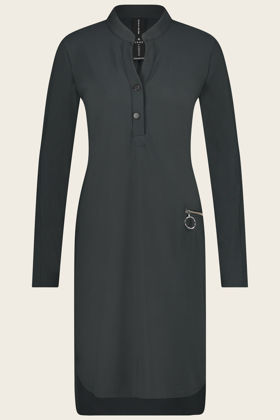 Dress Eva Easy Wear | Grigio Notte