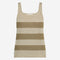 Lurex shiny line top 25053 | Beige Gold