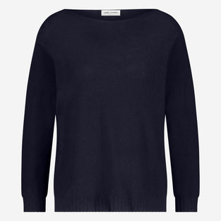 M205 seamless cotton pullover | Blue