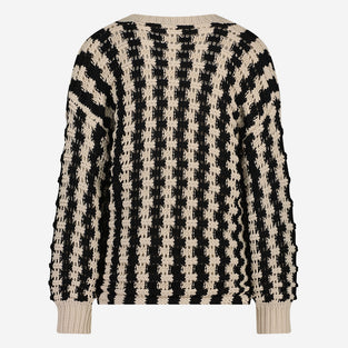 Pullover 30108086 | Black White