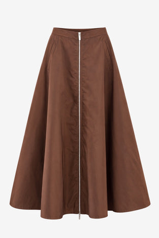 Bardolino taffeta zipper skirt | Ohra