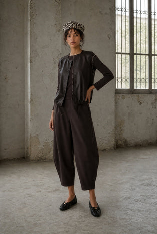Benot pants technical jersey | Chocolate