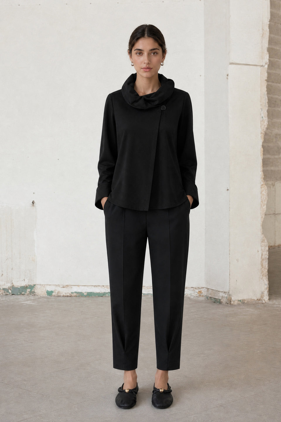 Umbretto pants technical jersey | Black