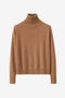 Cashmir wool polo pullover W1165 | Camel