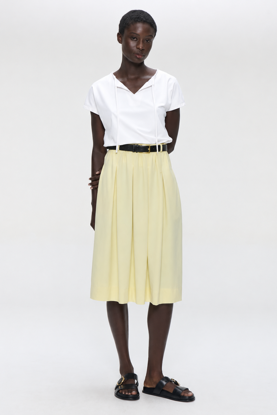 Carla top technical jersey | White