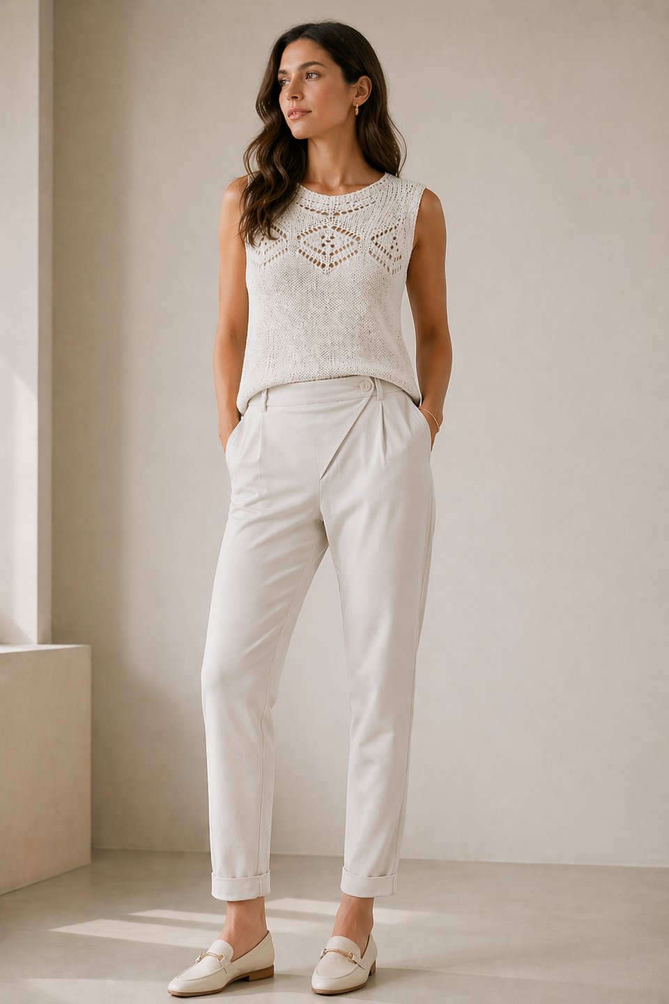 Valentine pants technical jersey | Sand