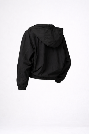 Asuka tafeta jacket | Black