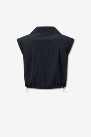 Emiko taffeta jacket | Black