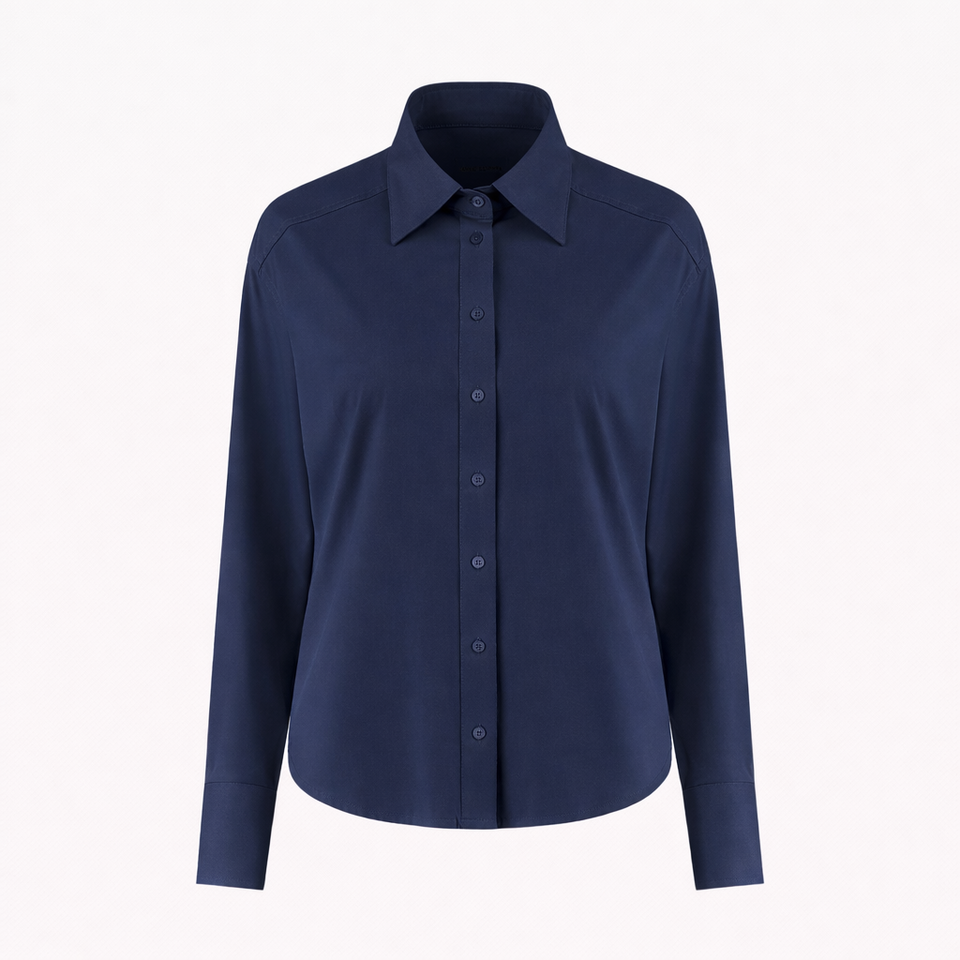Ivona blouse technical jersey | Blue
