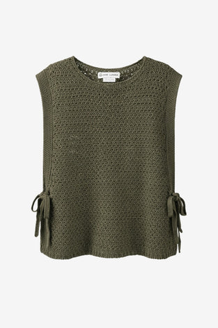 Open cotton Vest 2017 | Green