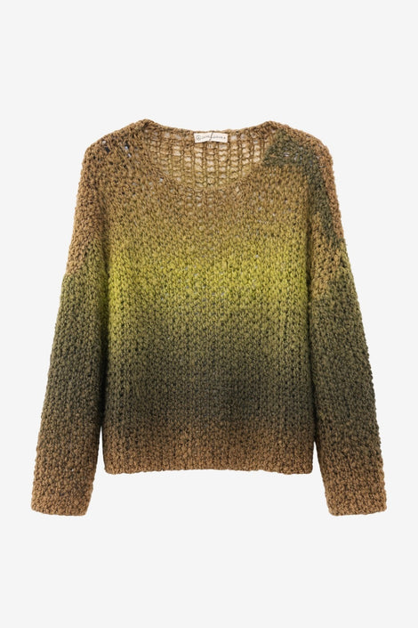 Cozy colour block pullover FA265 | Multi