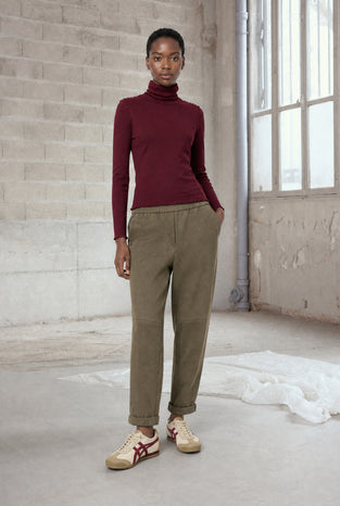 Janice viscose top | Bordeaux