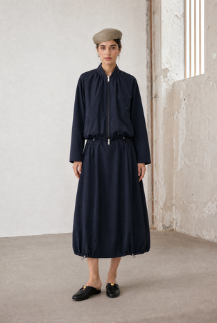 Albina skirt technical jersey | Blue
