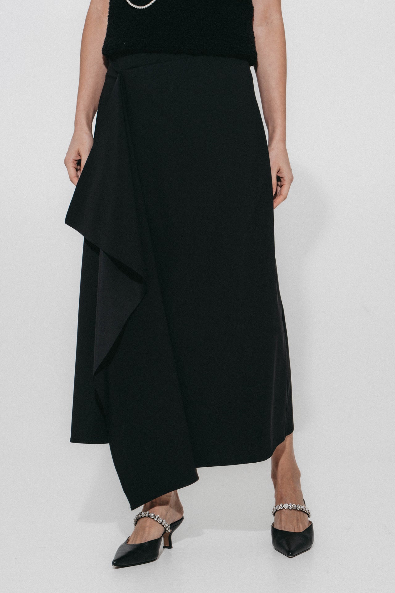 Emilia skirt Sensitive tech fabric | Black