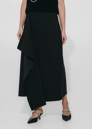 Emilia skirt Sensitive tech fabric | Black
