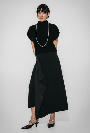 Emilia skirt Sensitive tech fabric | Black
