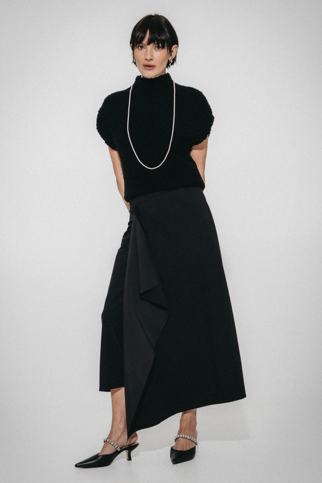 Emilia skirt Sensitive tech fabric | Black